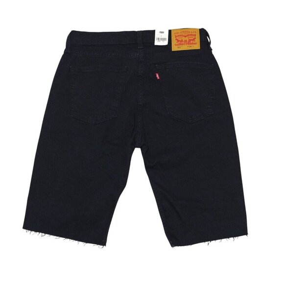 Levi's Men's W34 Black Distressed Denim Shorts, NWT. - Picture 2 of 6